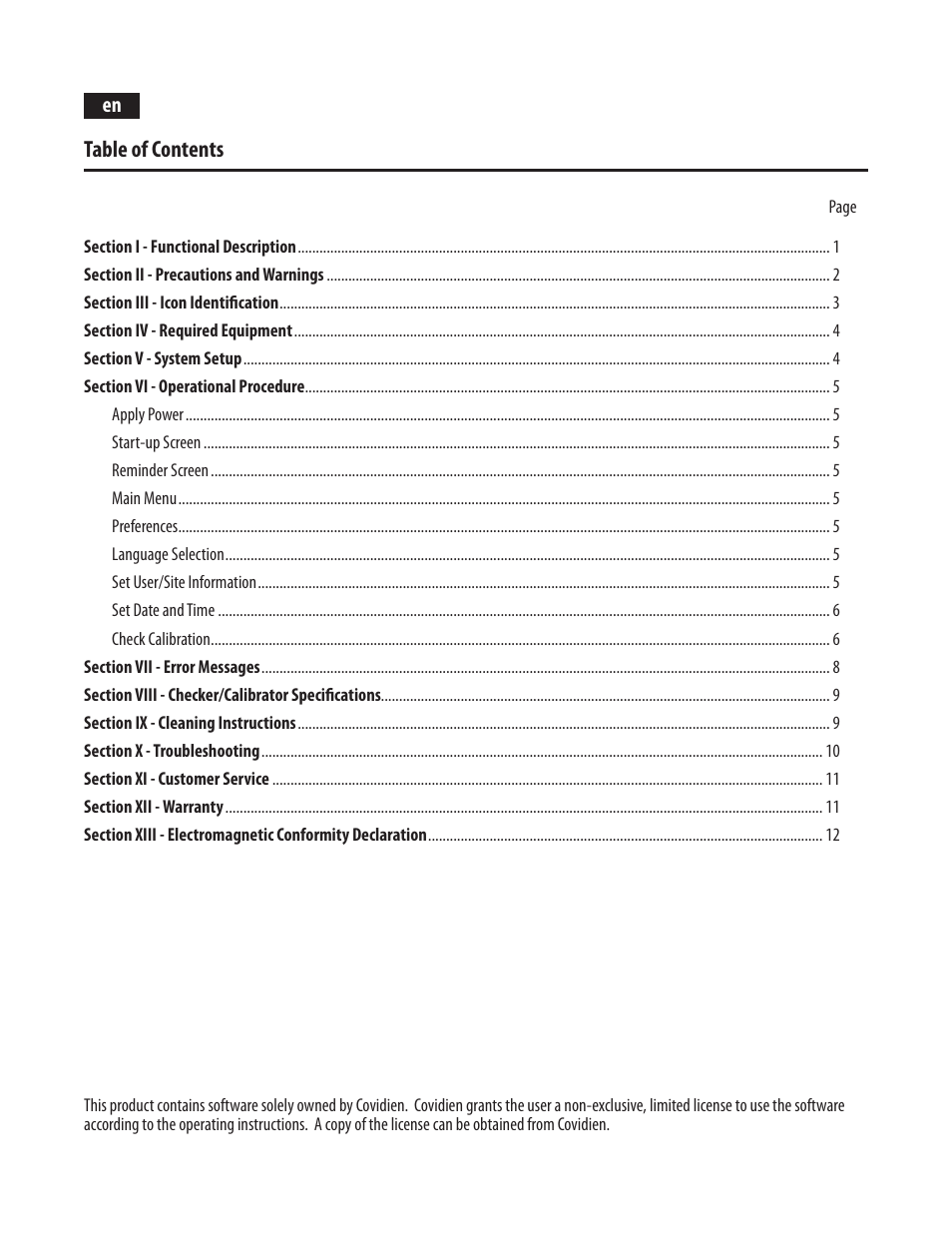 COVIDIEN Genius™ 2 Tympanic Thermometer Checker-Calibrator User Manual | Page 2 / 15
