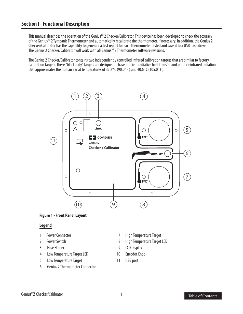 COVIDIEN Genius™ 2 Tympanic Thermometer Checker-Calibrator User Manual | Page 3 / 15
