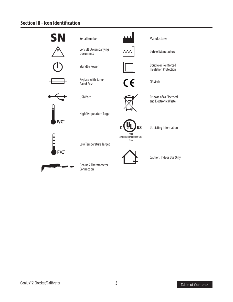 Sterile | COVIDIEN Genius™ 2 Tympanic Thermometer Checker-Calibrator User Manual | Page 5 / 15