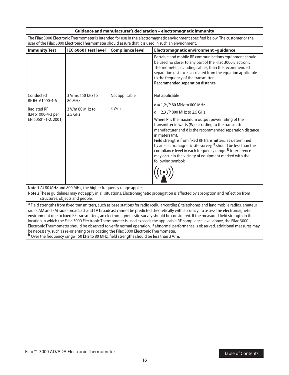 COVIDIEN Filac™ 3000 AD/ADA Electronic Thermometer User Manual | Page 19 / 20