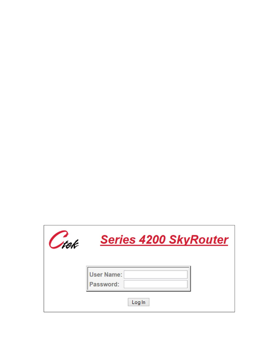 4administration, configuration and status | CTEK Z4200U SkyRouter User Manual | Page 11 / 60