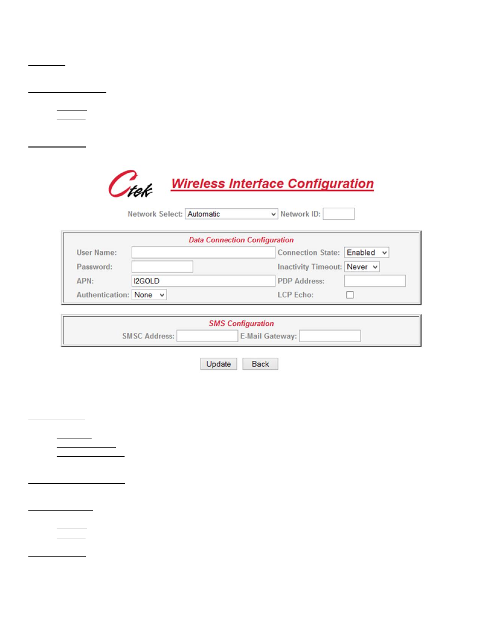 CTEK Z4200U SkyRouter User Manual | Page 16 / 60