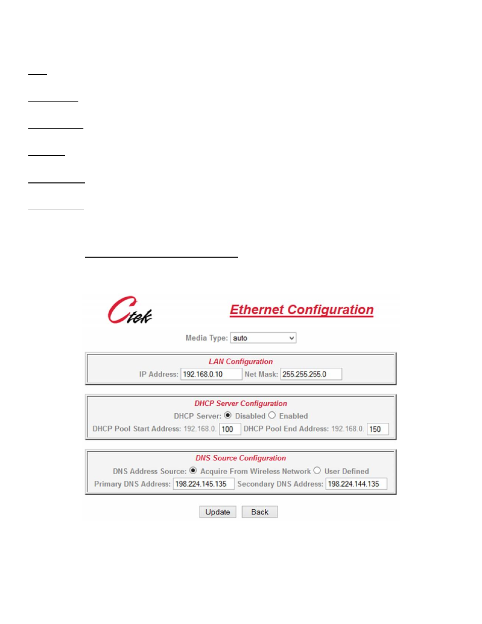 CTEK Z4200U SkyRouter User Manual | Page 17 / 60