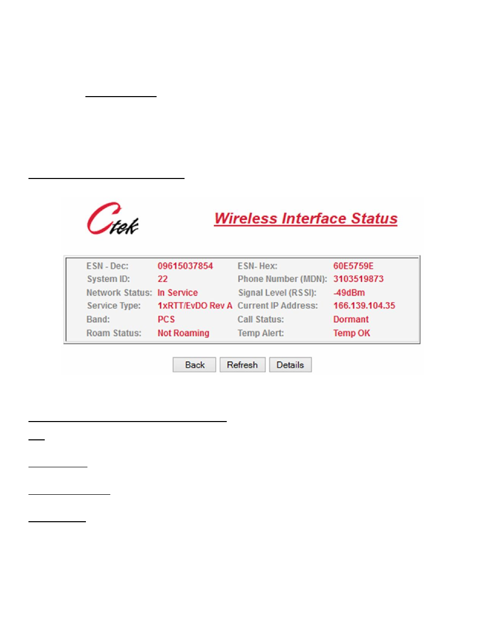 CTEK Z4200U SkyRouter User Manual | Page 32 / 60