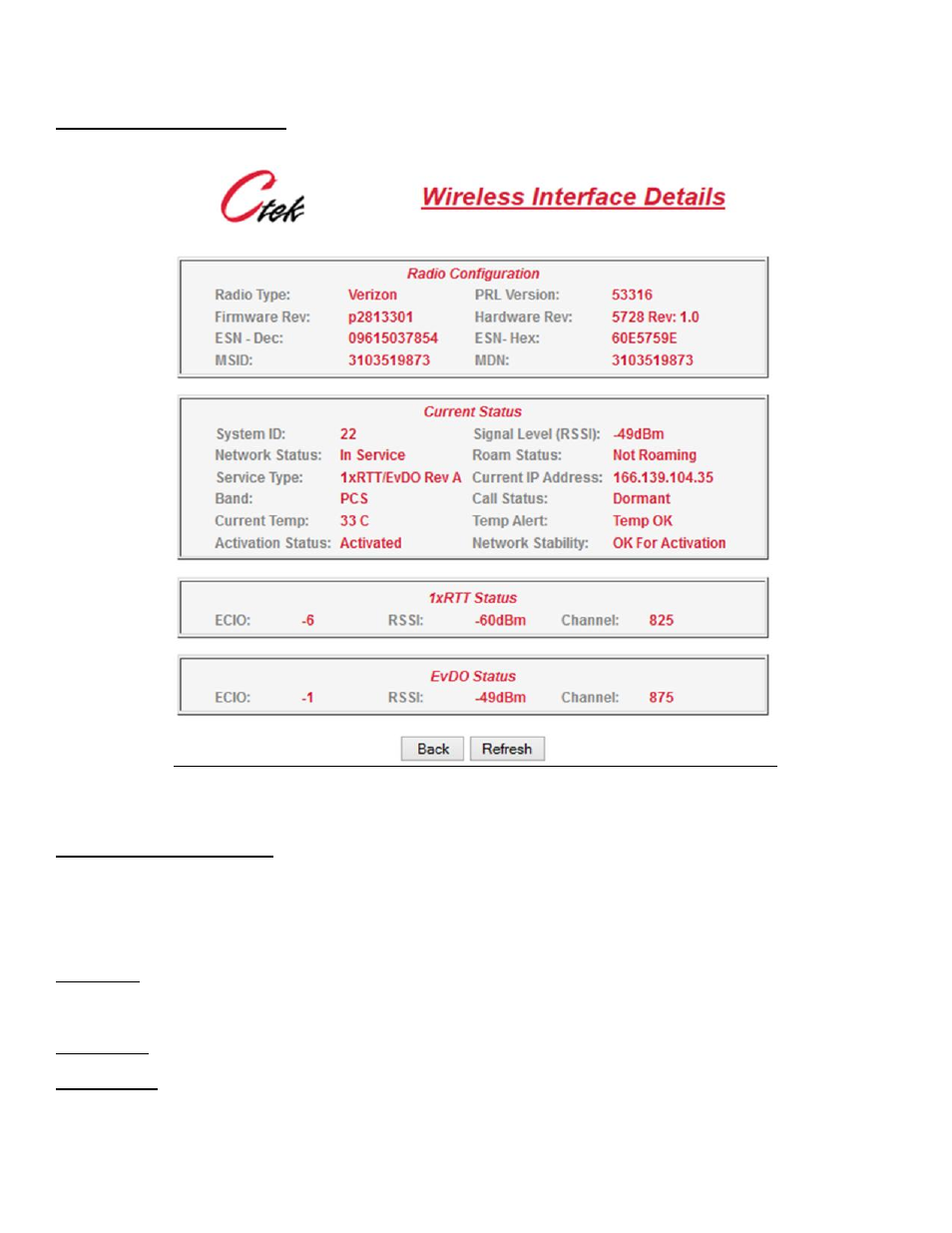 CTEK Z4200U SkyRouter User Manual | Page 34 / 60