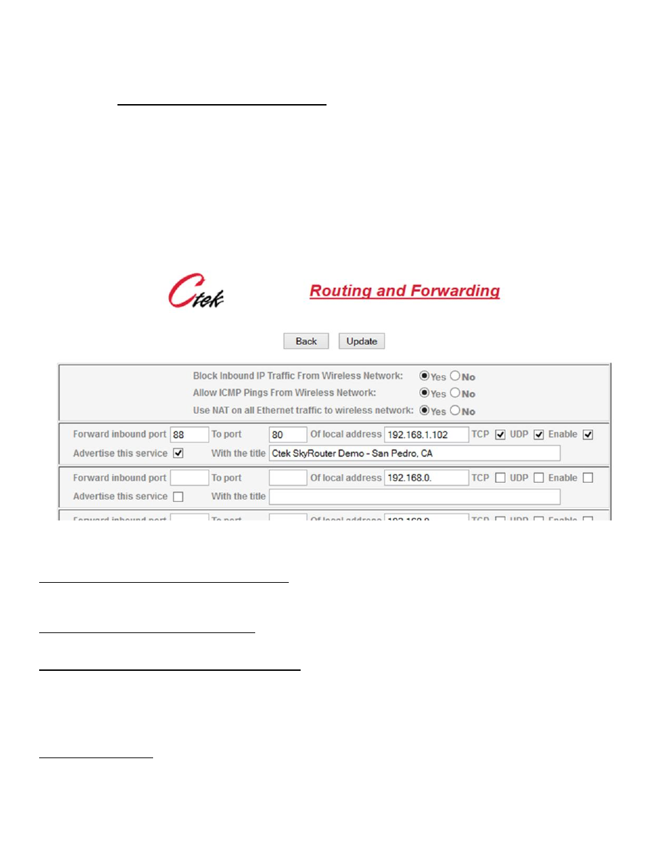 CTEK Z4200U SkyRouter User Manual | Page 39 / 60