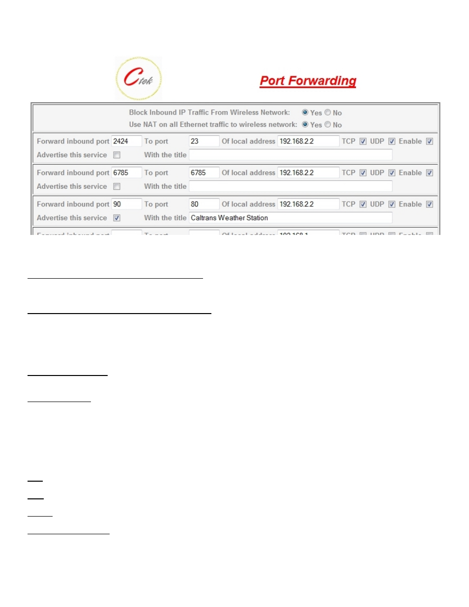 CTEK Z4200U SkyRouter User Manual | Page 32 / 56