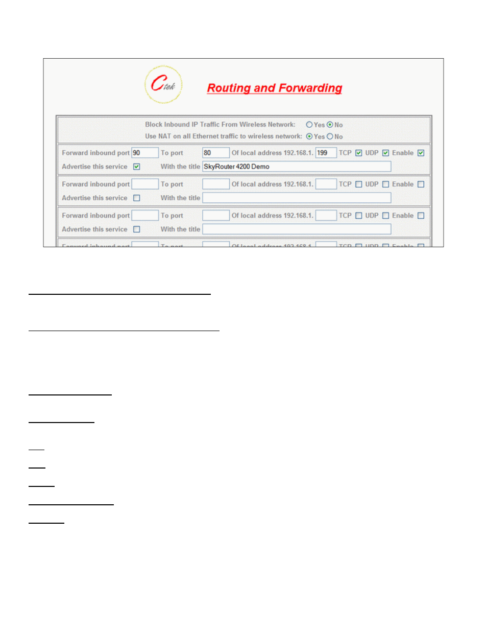 CTEK Z4300U SkyRouter User Manual | Page 24 / 39