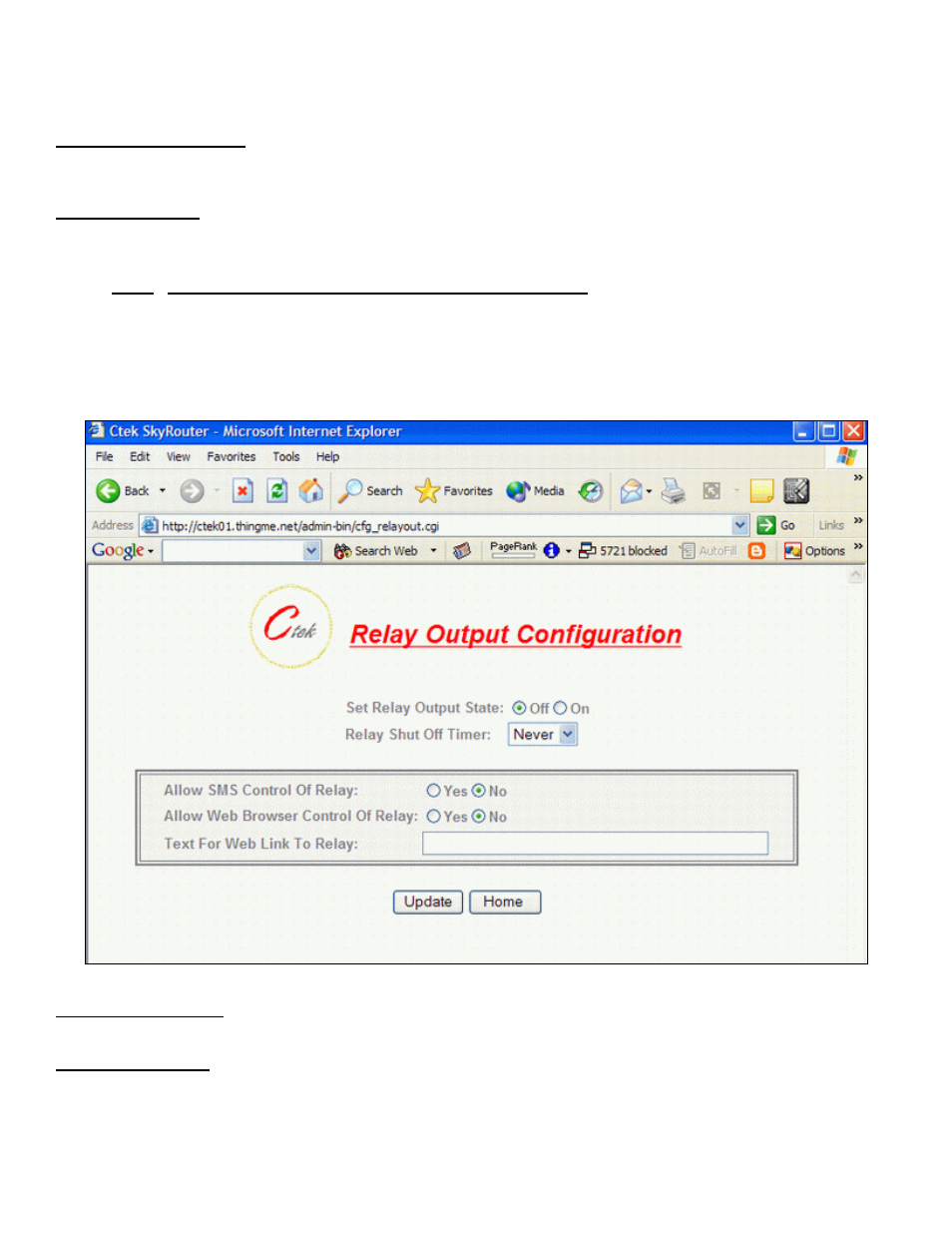 CTEK M4200E SkyRouter User Manual | Page 18 / 36