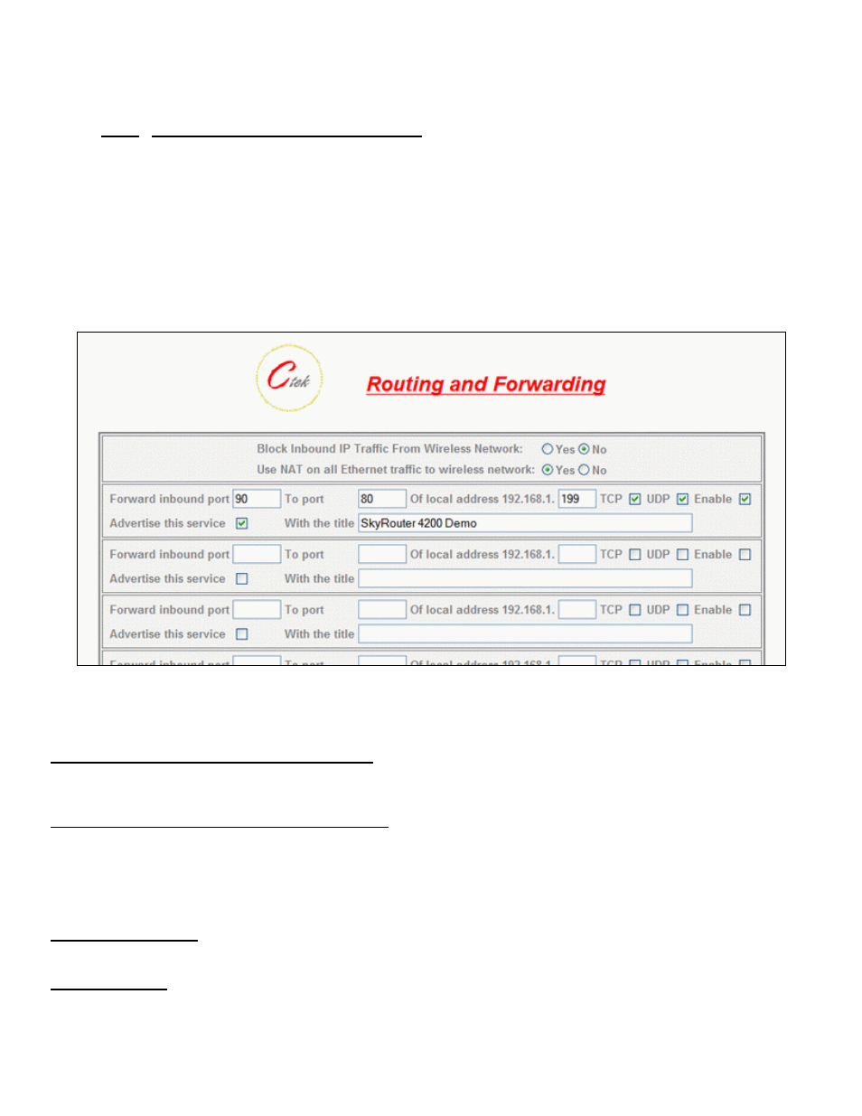 CTEK M4200E SkyRouter User Manual | Page 20 / 36