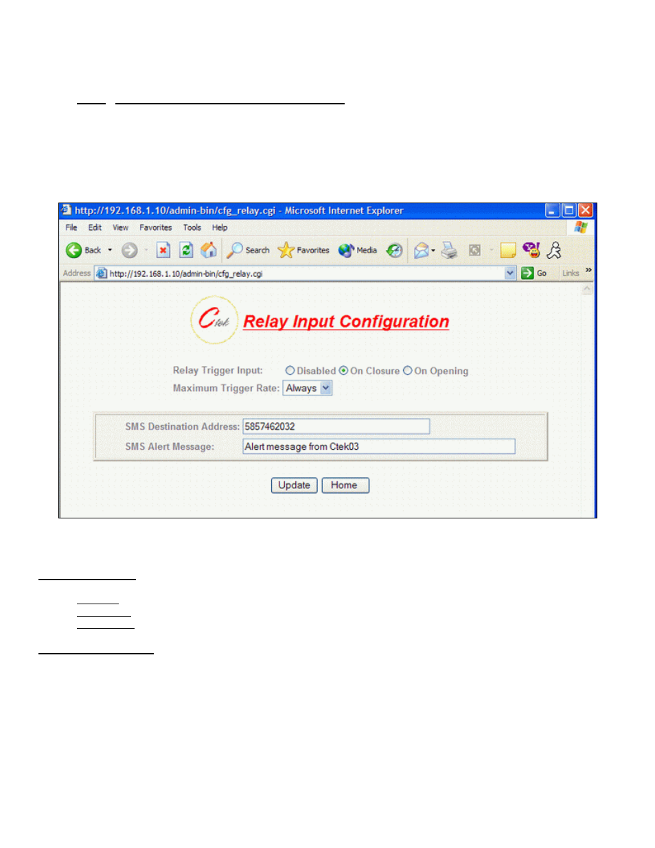 CTEK M4400E SkyRouter User Manual | Page 17 / 36