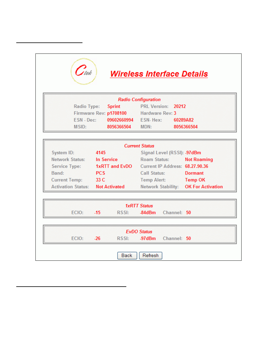 CTEK M4400E SkyRouter User Manual | Page 30 / 36