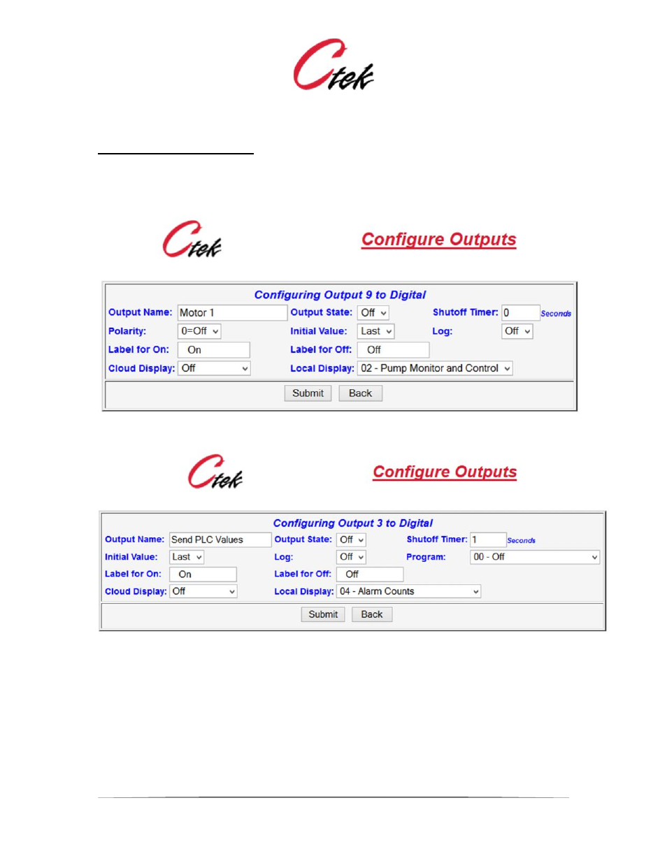 CTEK Automation Control Application APN007 User Manual | Page 17 / 51