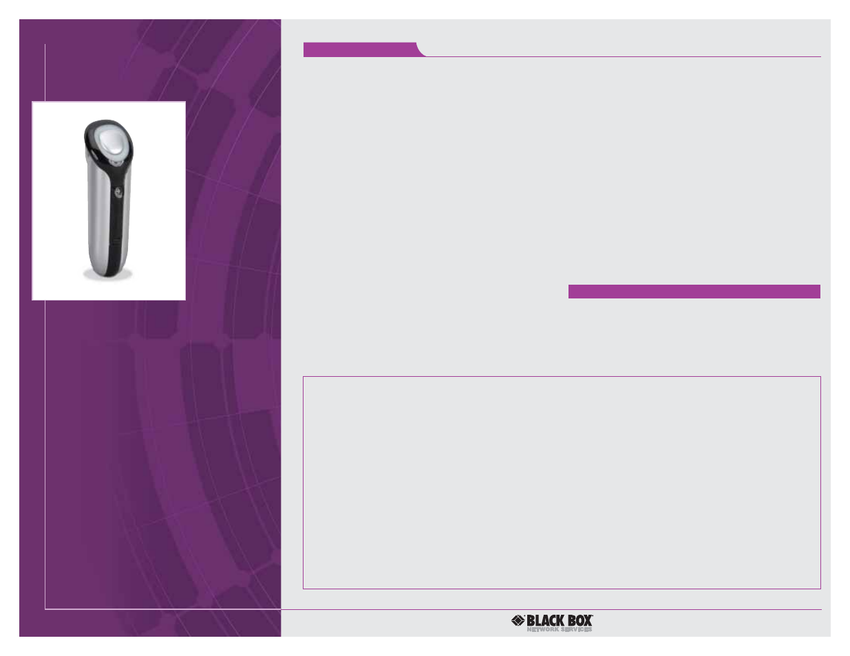 3 of 3 | Black Box 640 User Manual | Page 3 / 3