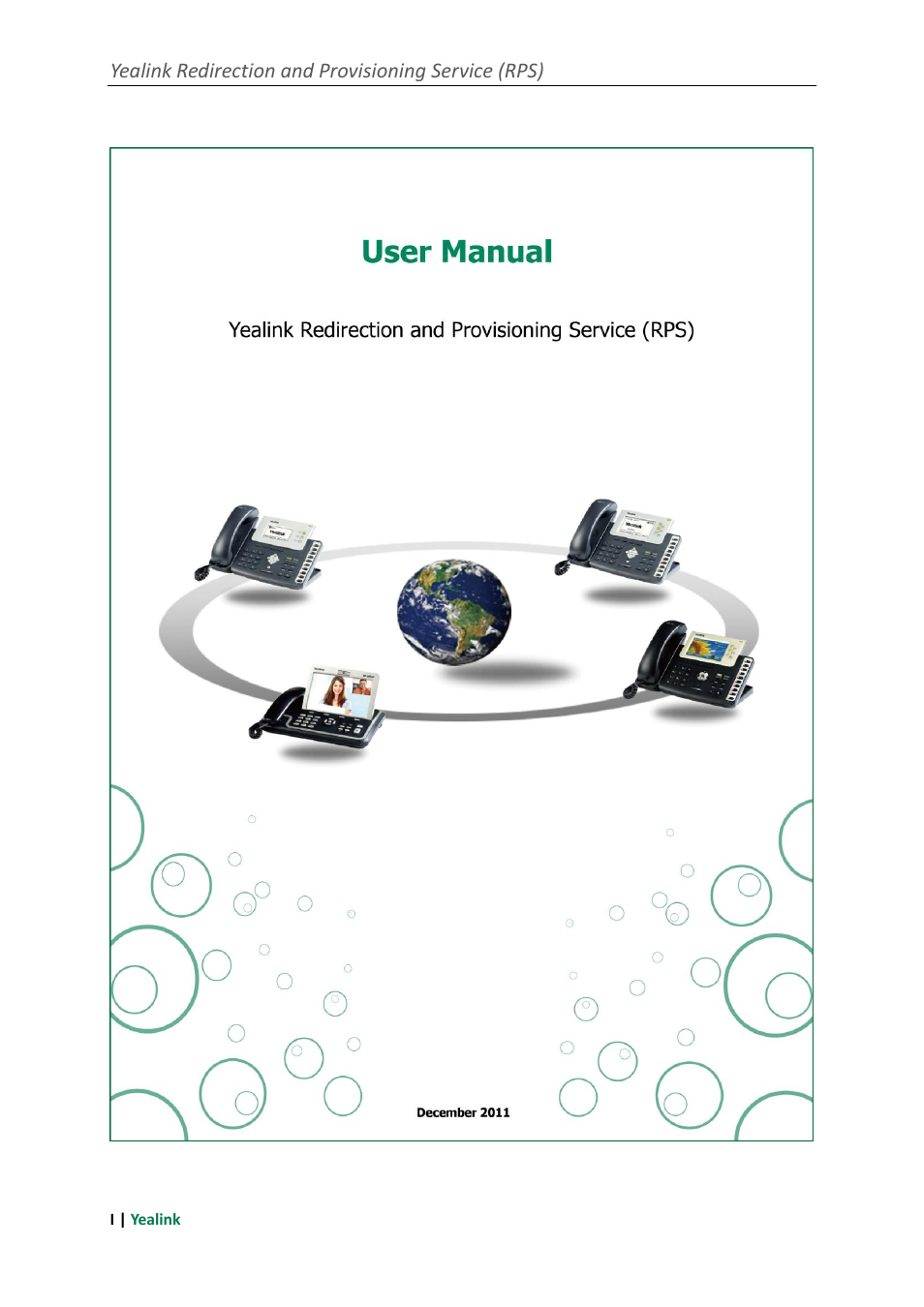 Yealink RPS User Manual | 18 pages