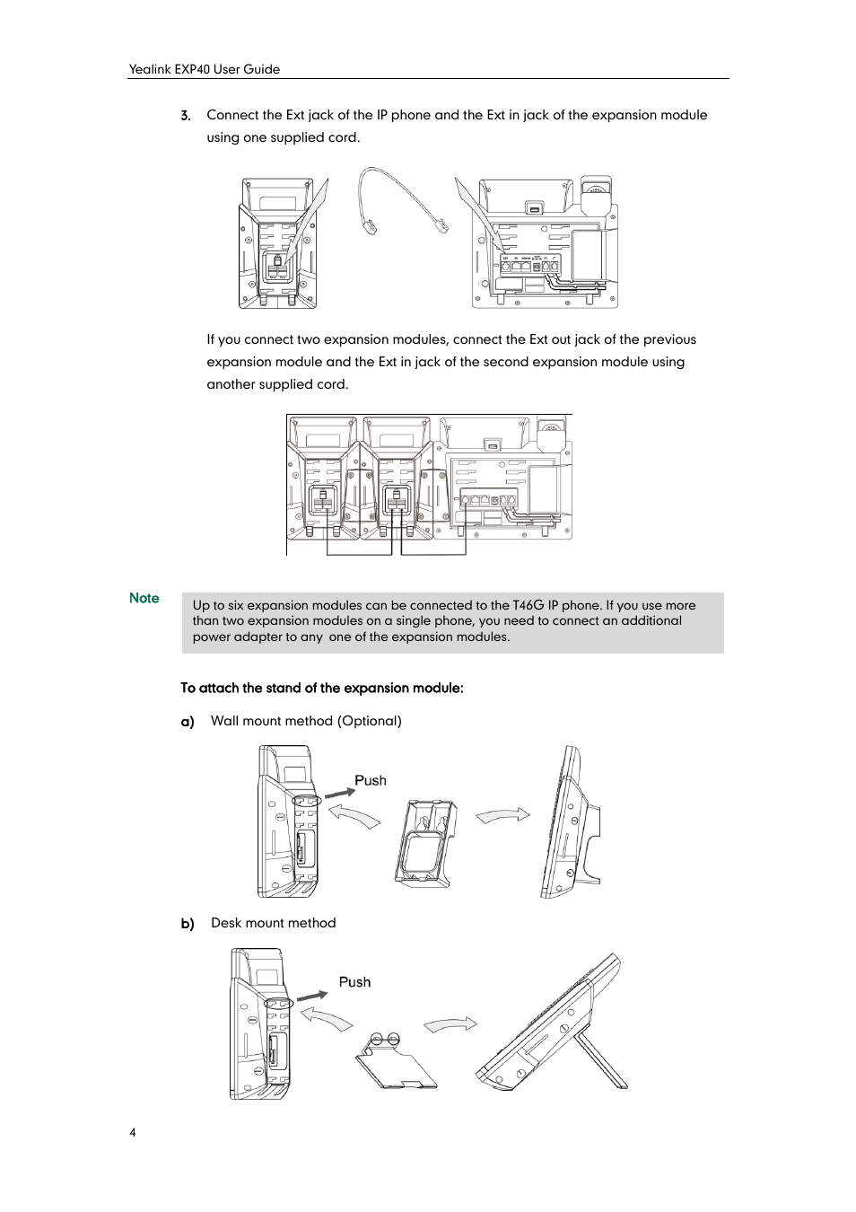 Yealink EXP40 User Manual | Page 12 / 45