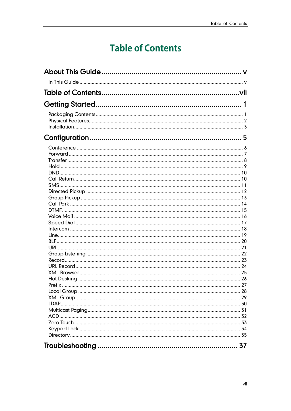 Yealink EXP40 User Manual | Page 7 / 45