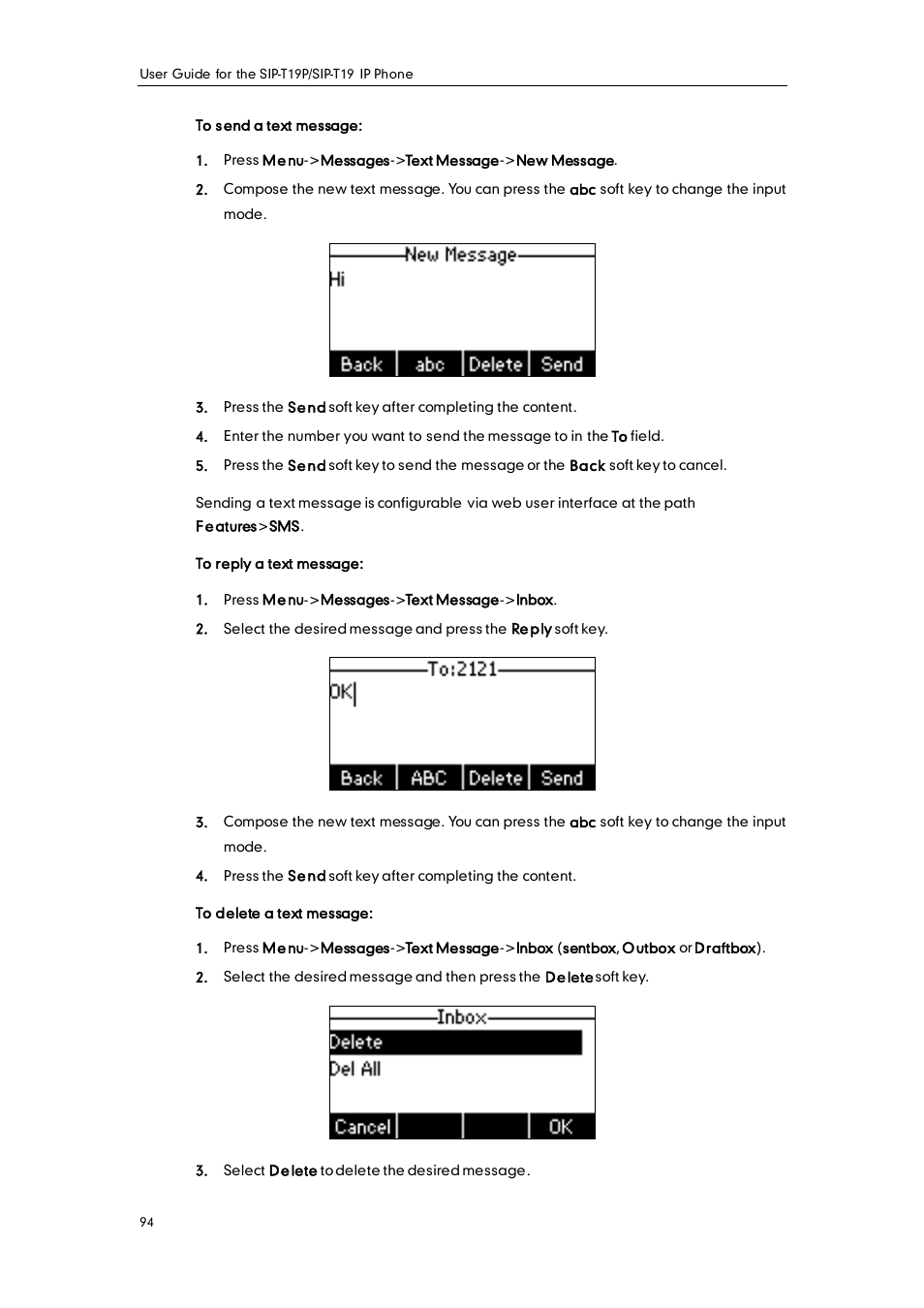 Yealink SIP-T19 User Manual | Page 104 / 126