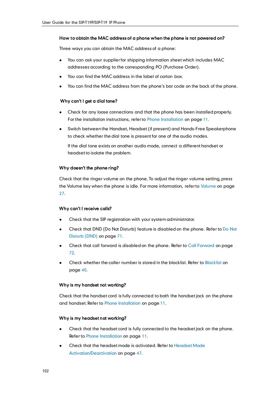 Yealink SIP-T19 User Manual | Page 112 / 126