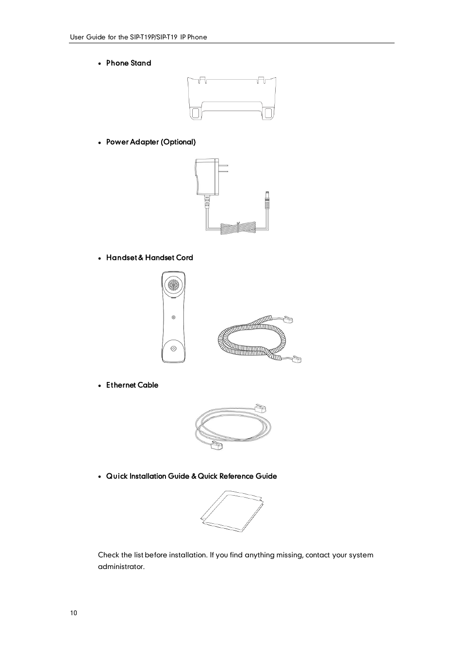 Yealink SIP-T19 User Manual | Page 20 / 126