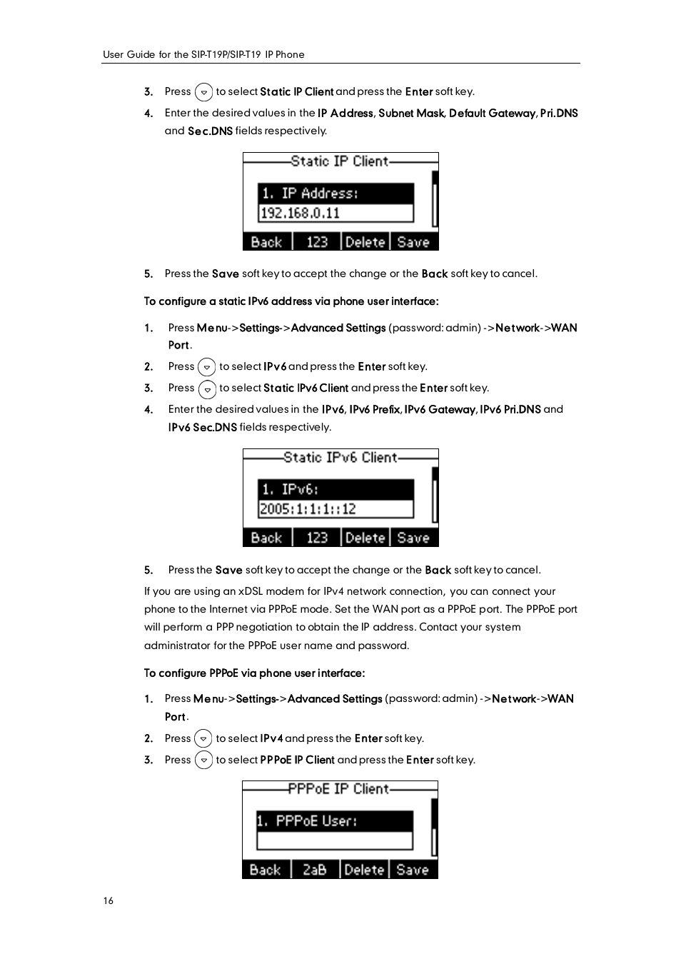 Yealink SIP-T19 User Manual | Page 26 / 126