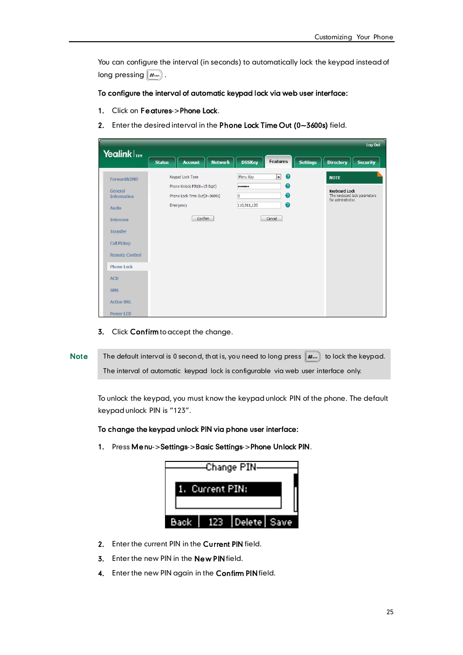Yealink SIP-T19 User Manual | Page 35 / 126