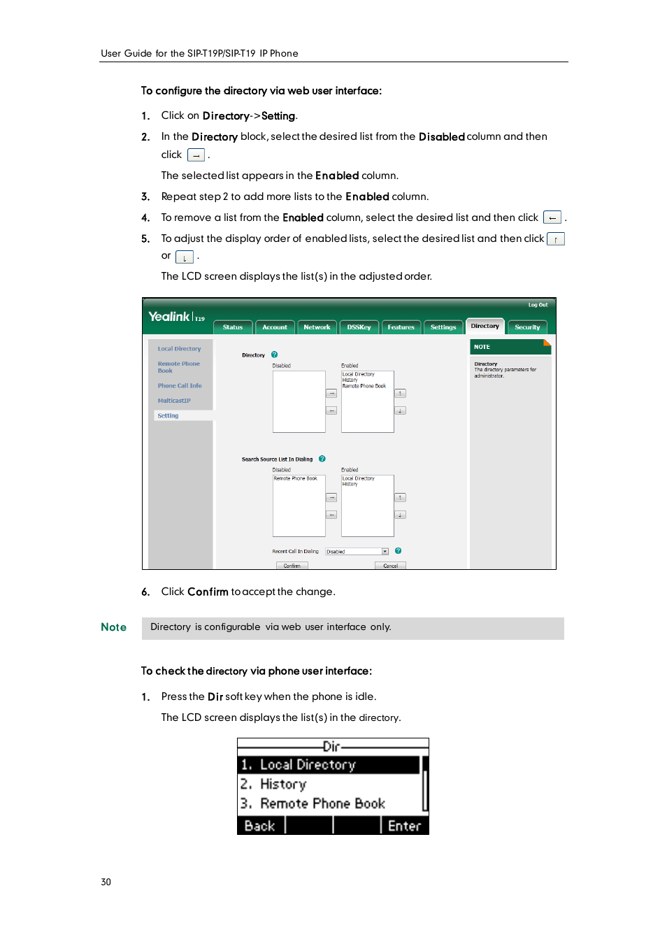 Yealink SIP-T19 User Manual | Page 40 / 126