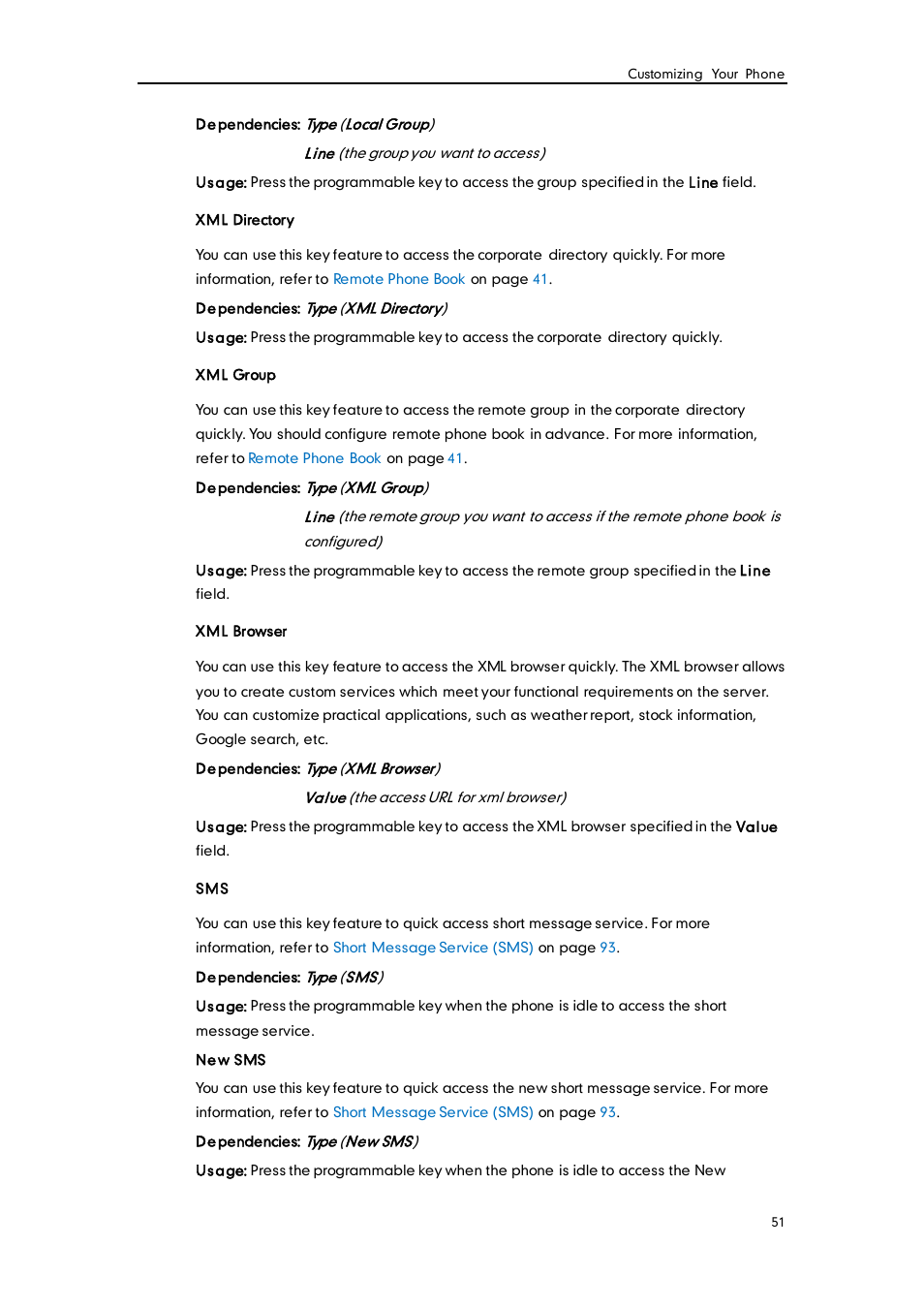 Yealink SIP-T19 User Manual | Page 61 / 126