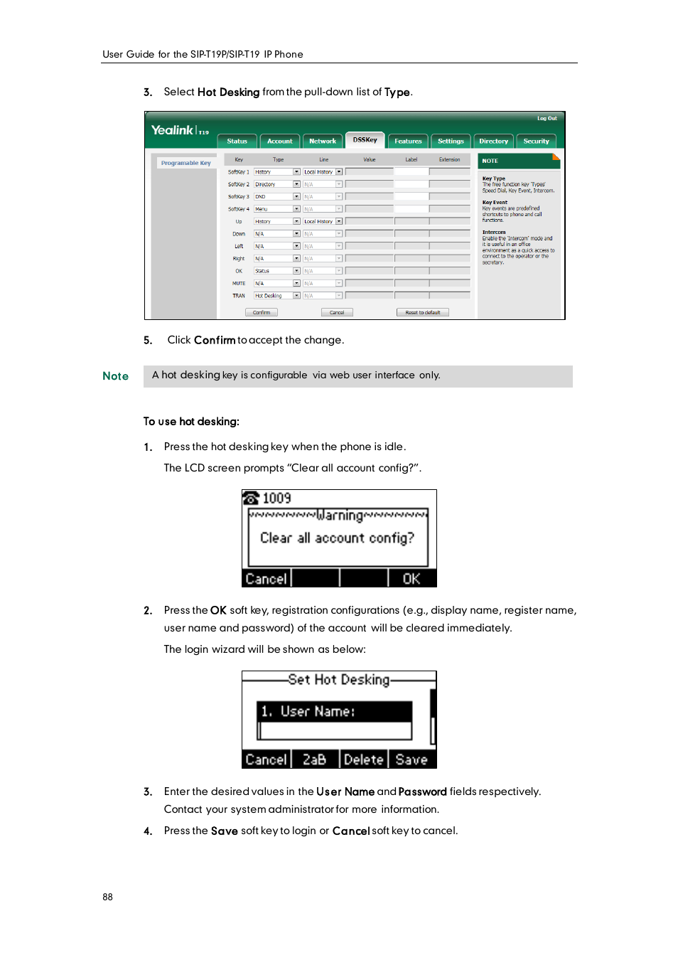 Yealink SIP-T19 User Manual | Page 98 / 126