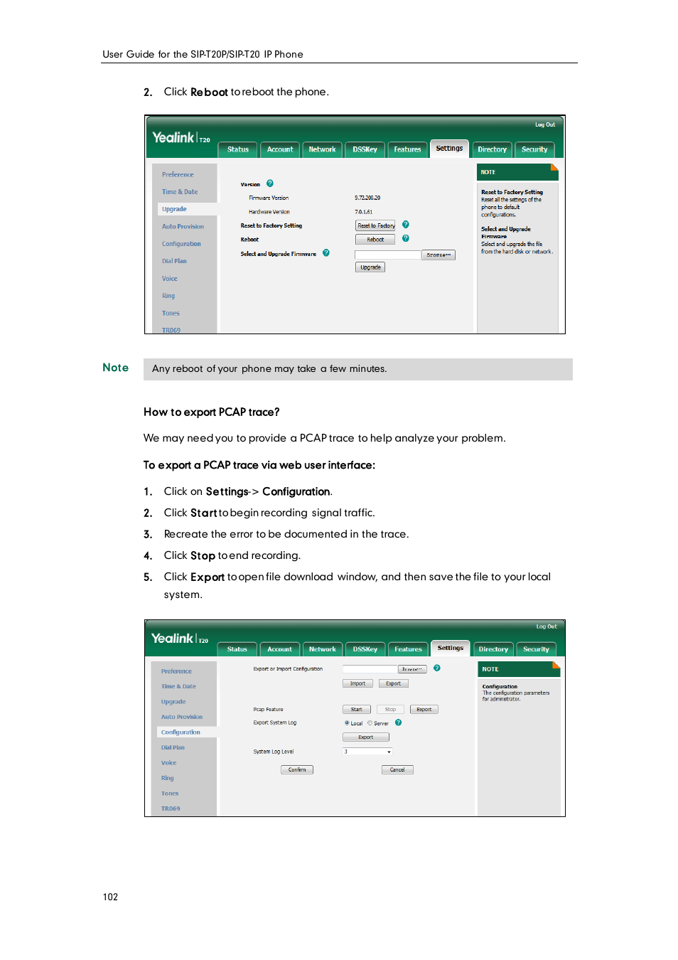 Yealink SIP-T20 User Manual | Page 114 / 126