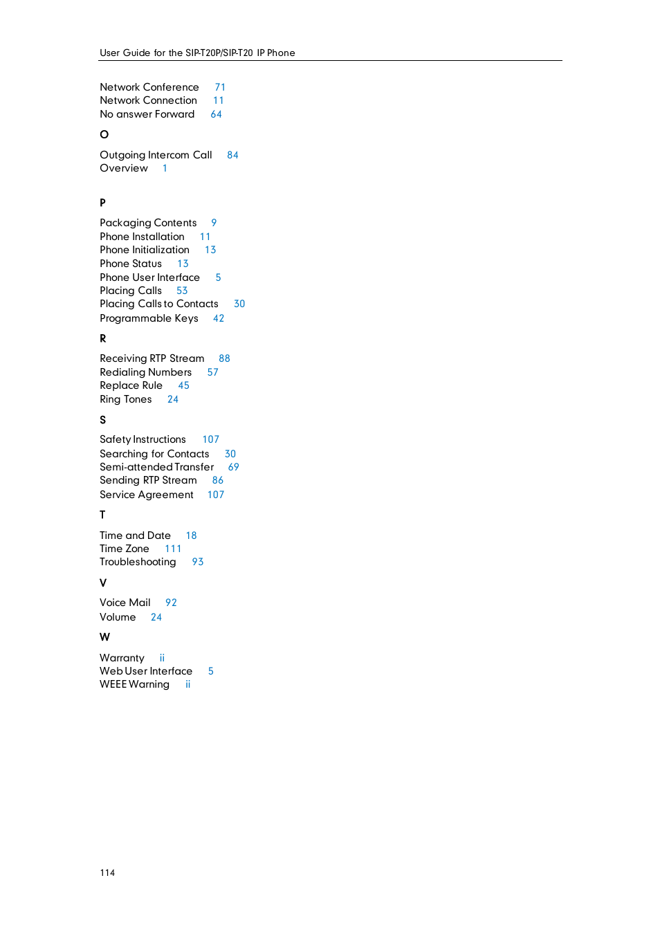 Yealink SIP-T20 User Manual | Page 126 / 126