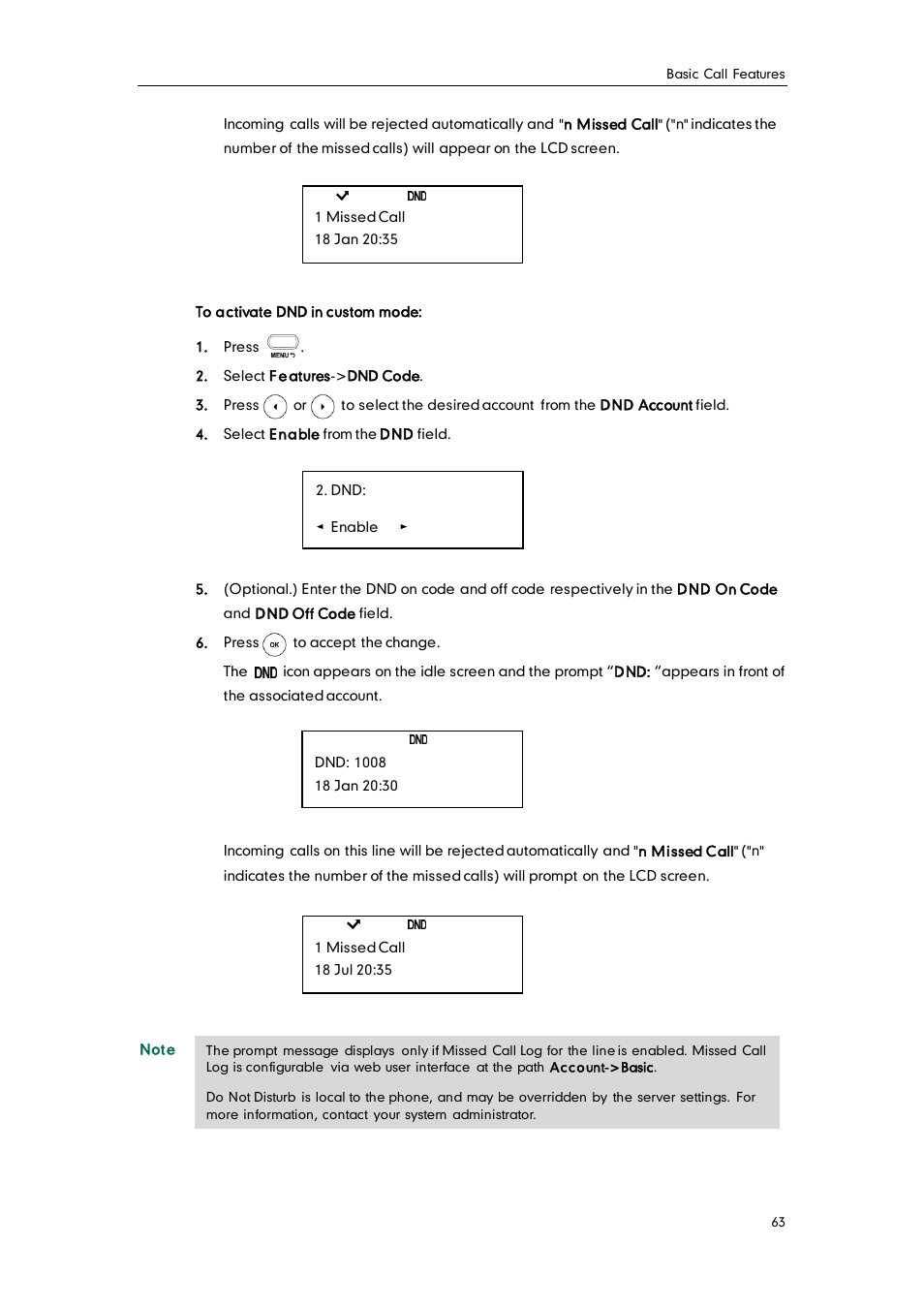 Yealink SIP-T20 User Manual | Page 75 / 126
