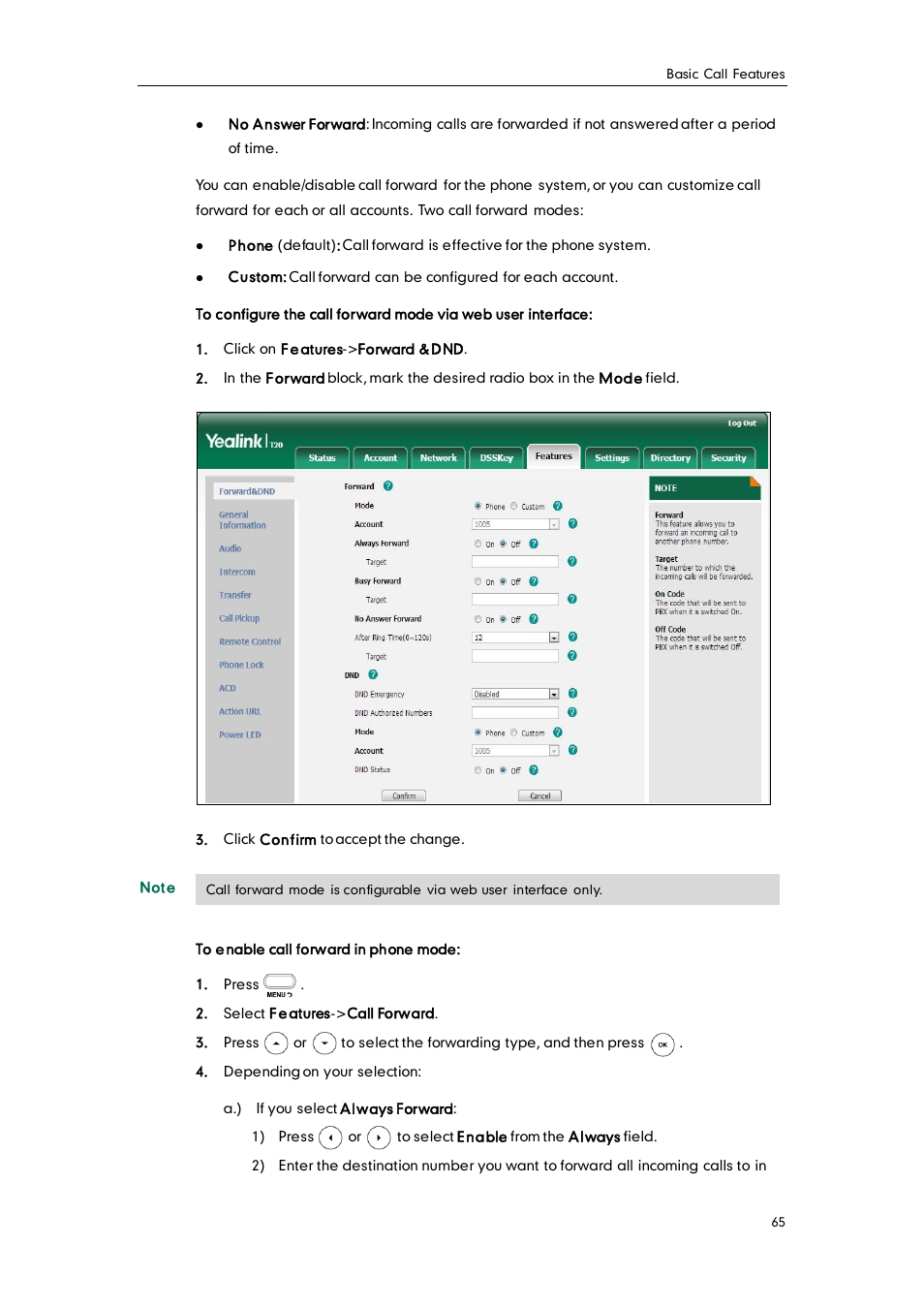 Yealink SIP-T20 User Manual | Page 77 / 126