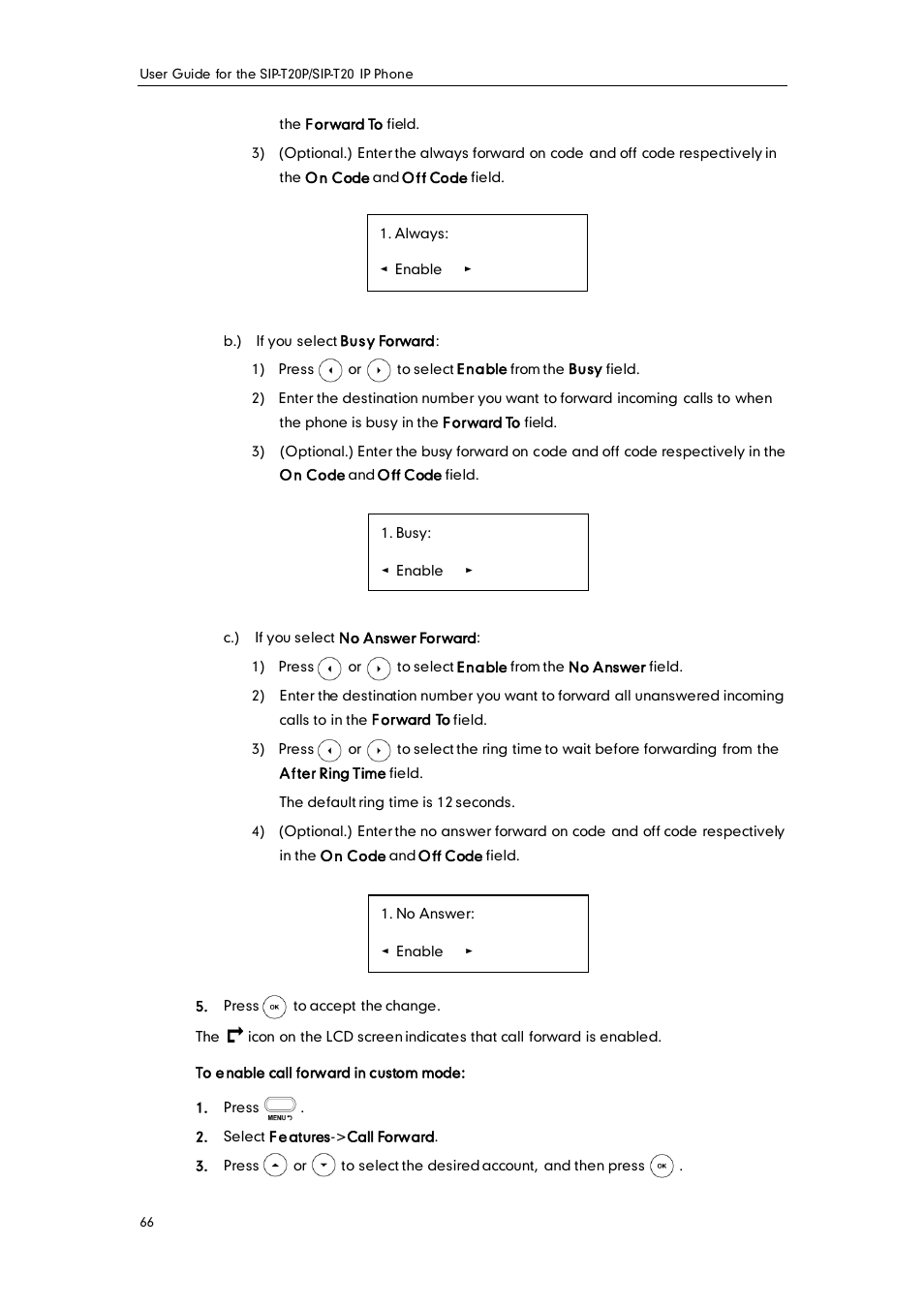 Yealink SIP-T20 User Manual | Page 78 / 126