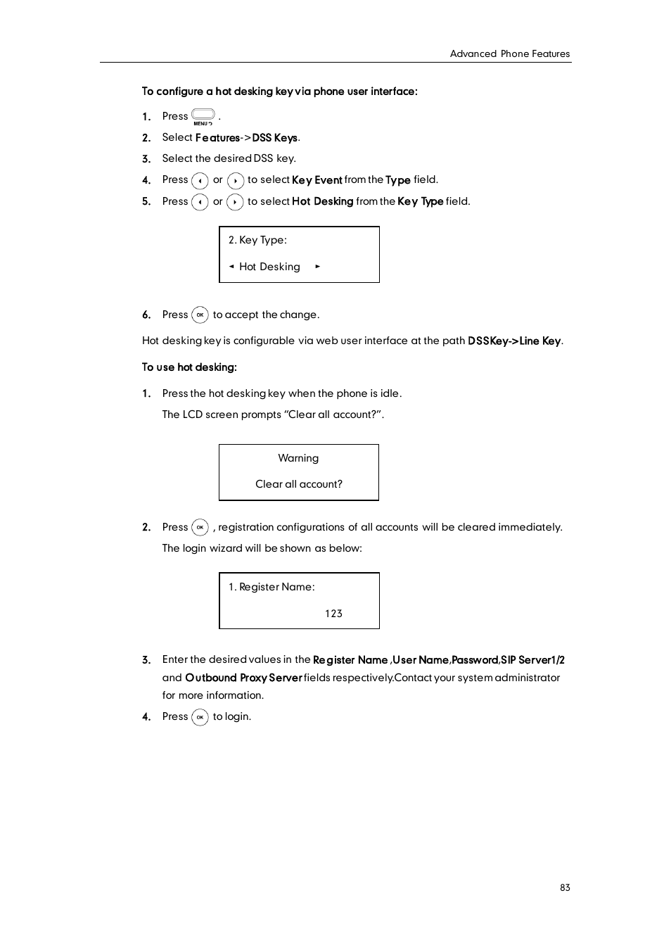Yealink SIP-T20 User Manual | Page 95 / 126