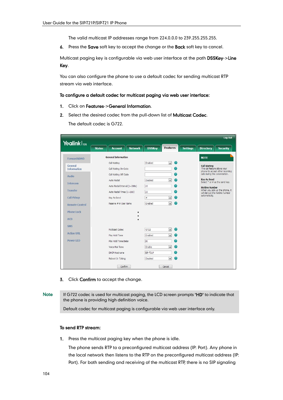 Yealink SIP-T21 User Manual | Page 114 / 142