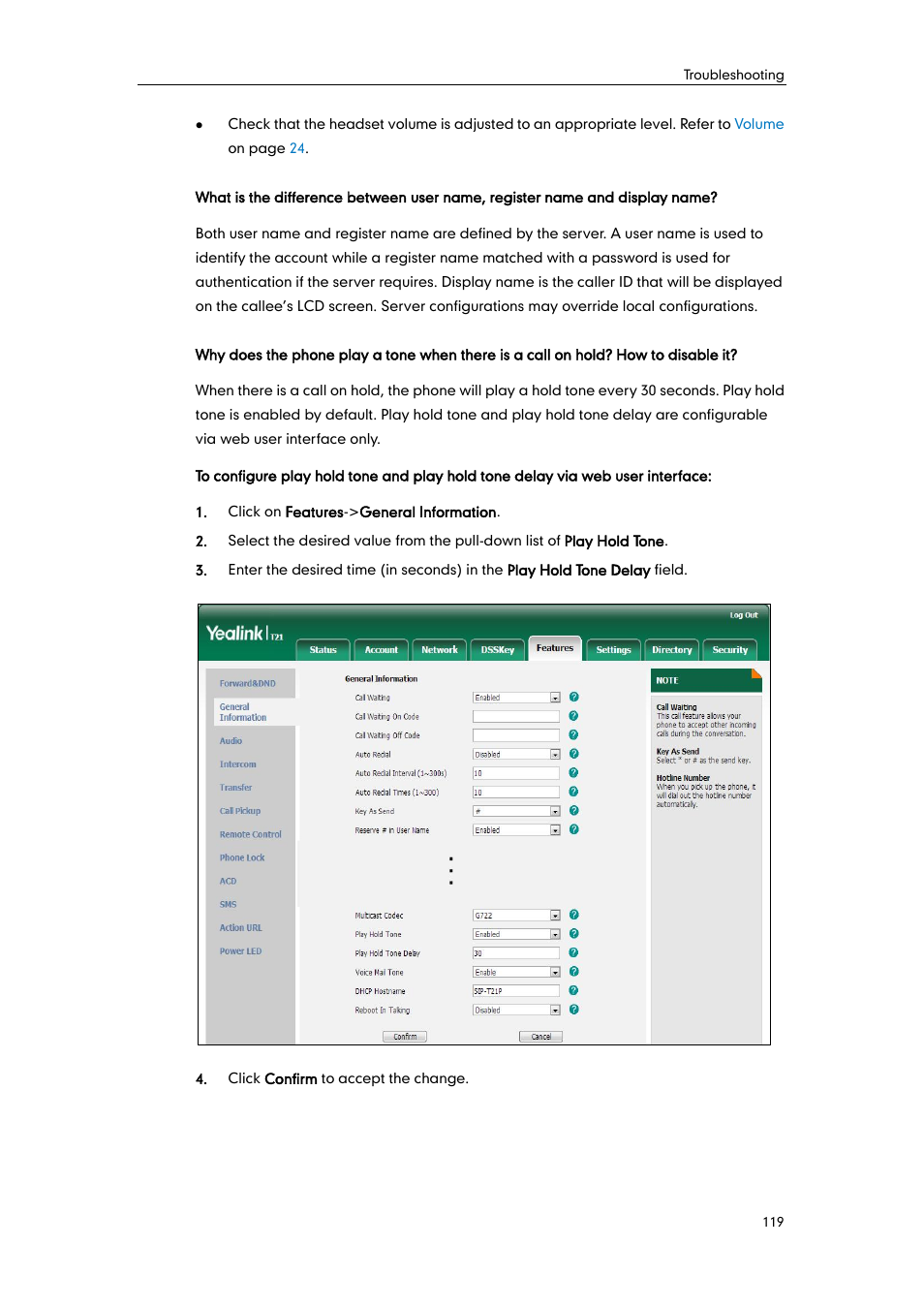 Yealink SIP-T21 User Manual | Page 129 / 142