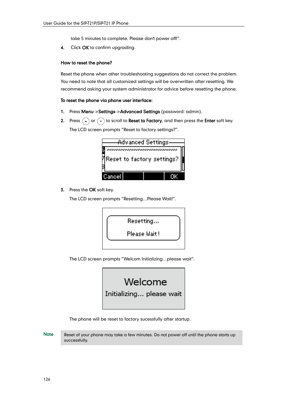 Yealink SIP-T21 User Manual | Page 136 / 142