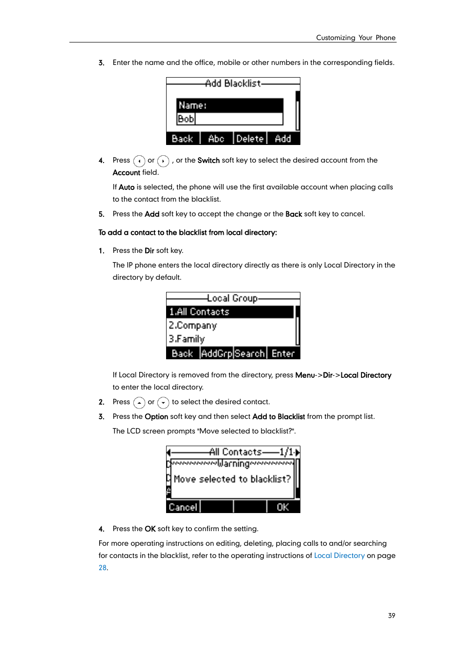 Yealink SIP-T21 User Manual | Page 49 / 142