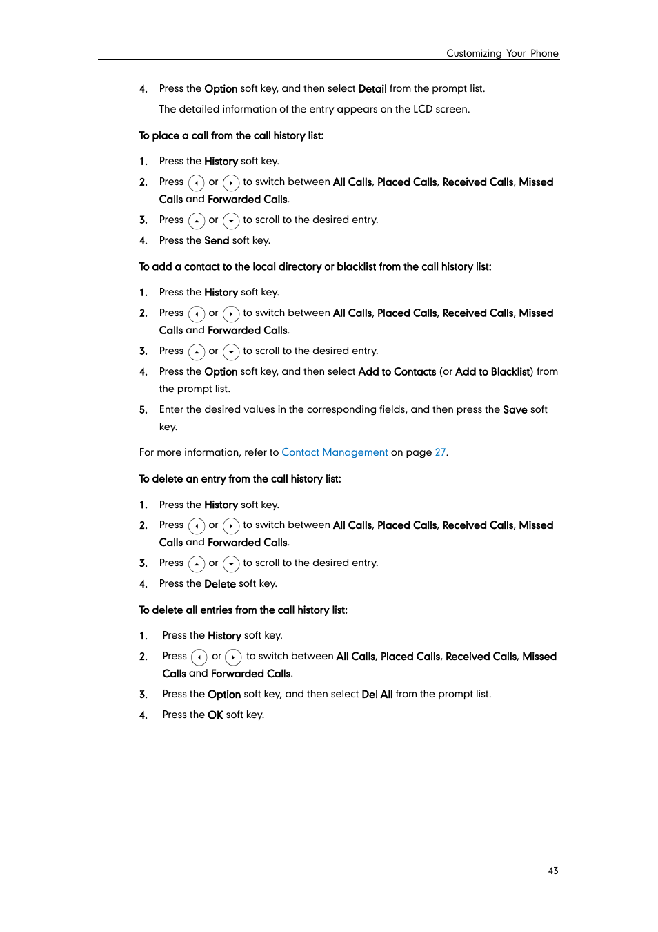 Yealink SIP-T21 User Manual | Page 53 / 142