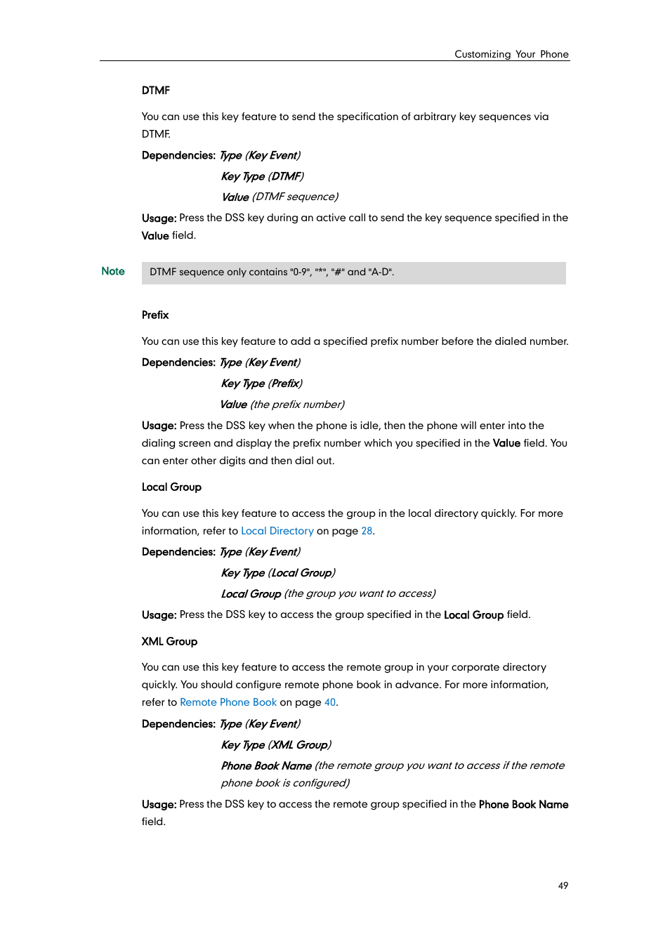 Yealink SIP-T21 User Manual | Page 59 / 142