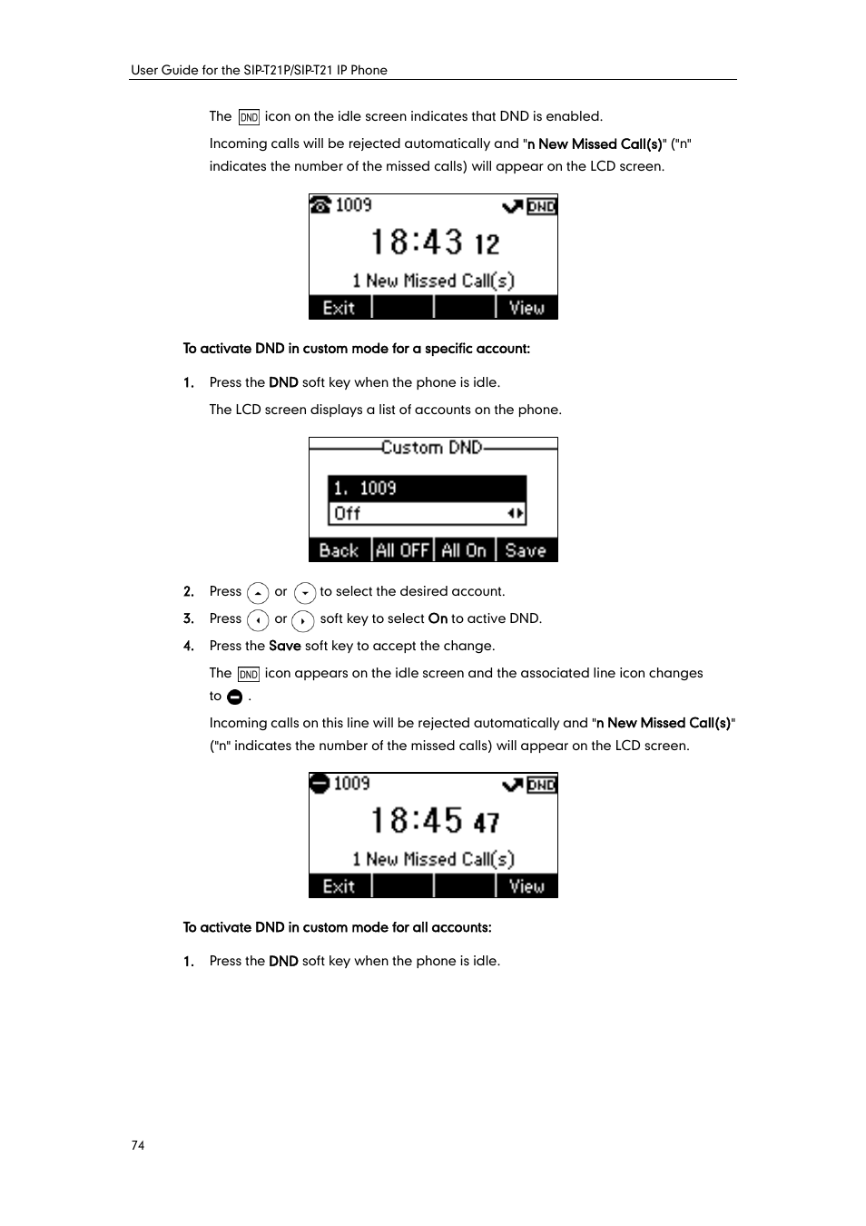 Yealink SIP-T21 User Manual | Page 84 / 142