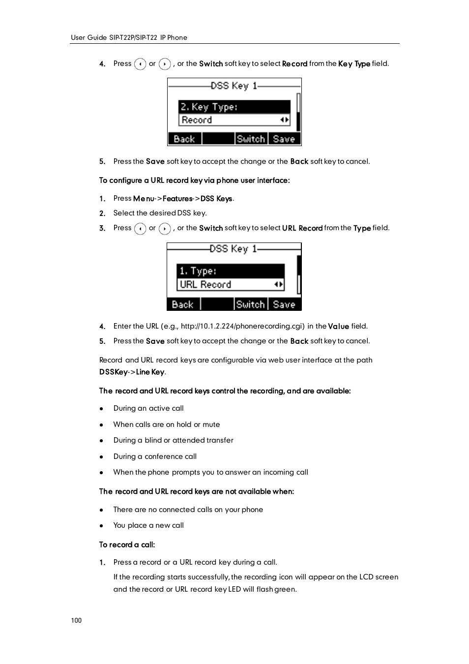 Yealink SIP-T22 User Manual | Page 112 / 146