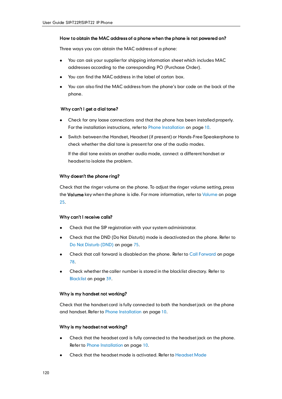 Yealink SIP-T22 User Manual | Page 132 / 146