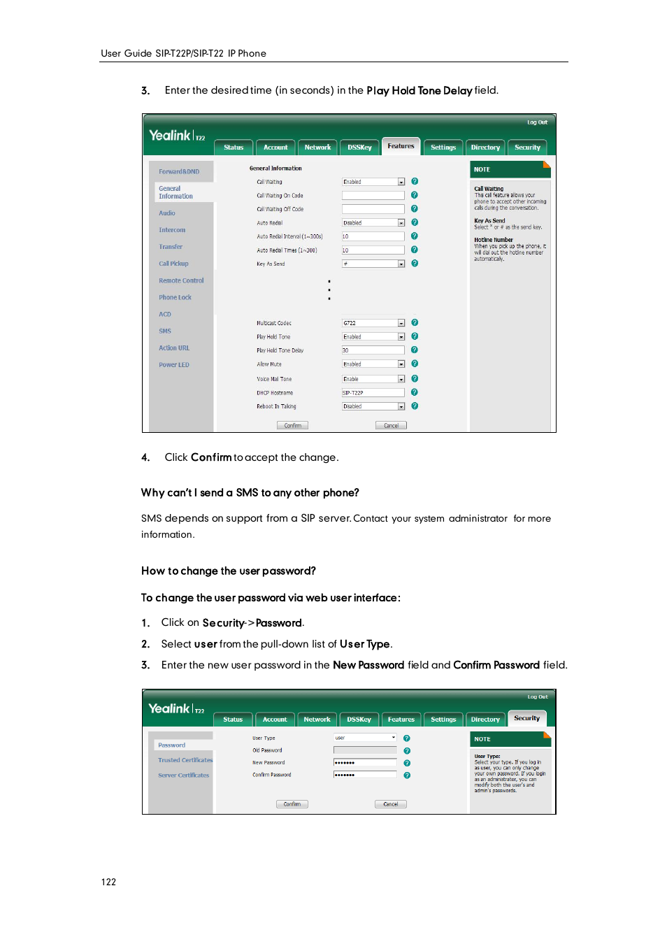 Yealink SIP-T22 User Manual | Page 134 / 146