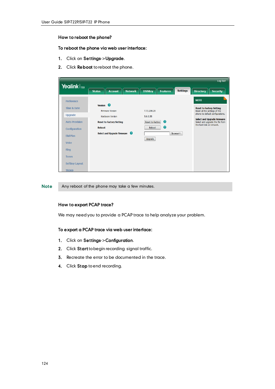 Yealink SIP-T22 User Manual | Page 136 / 146