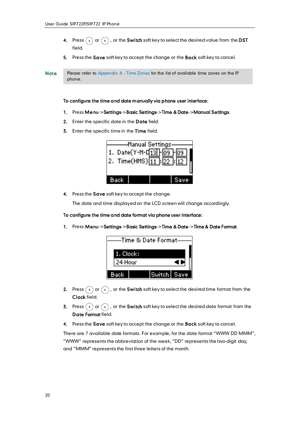 Yealink SIP-T22 User Manual | Page 32 / 146