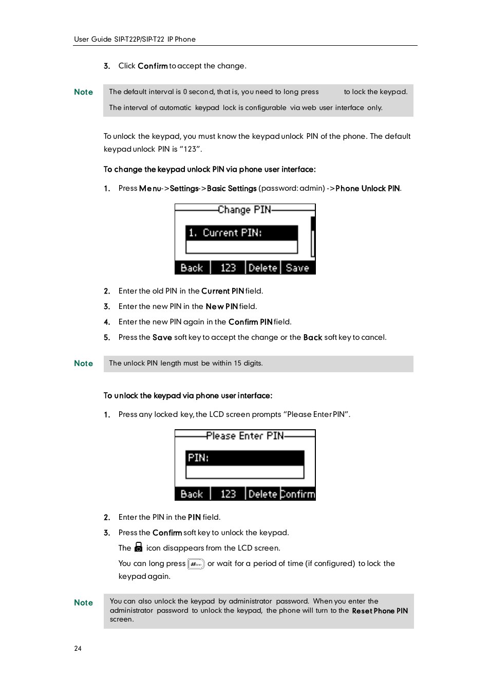 Yealink SIP-T22 User Manual | Page 36 / 146