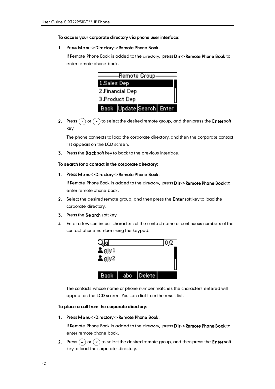 Yealink SIP-T22 User Manual | Page 54 / 146