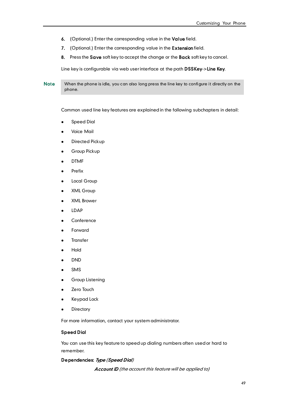 Yealink SIP-T22 User Manual | Page 61 / 146